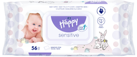 Șervețele umede Bella Baby Happy Sensitive